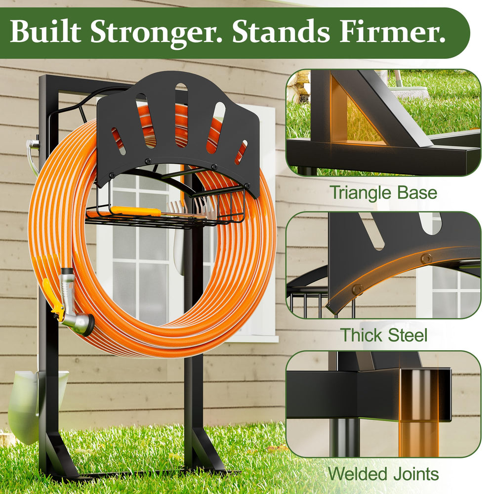 NQW close up of black powder coating resisting rust and weather