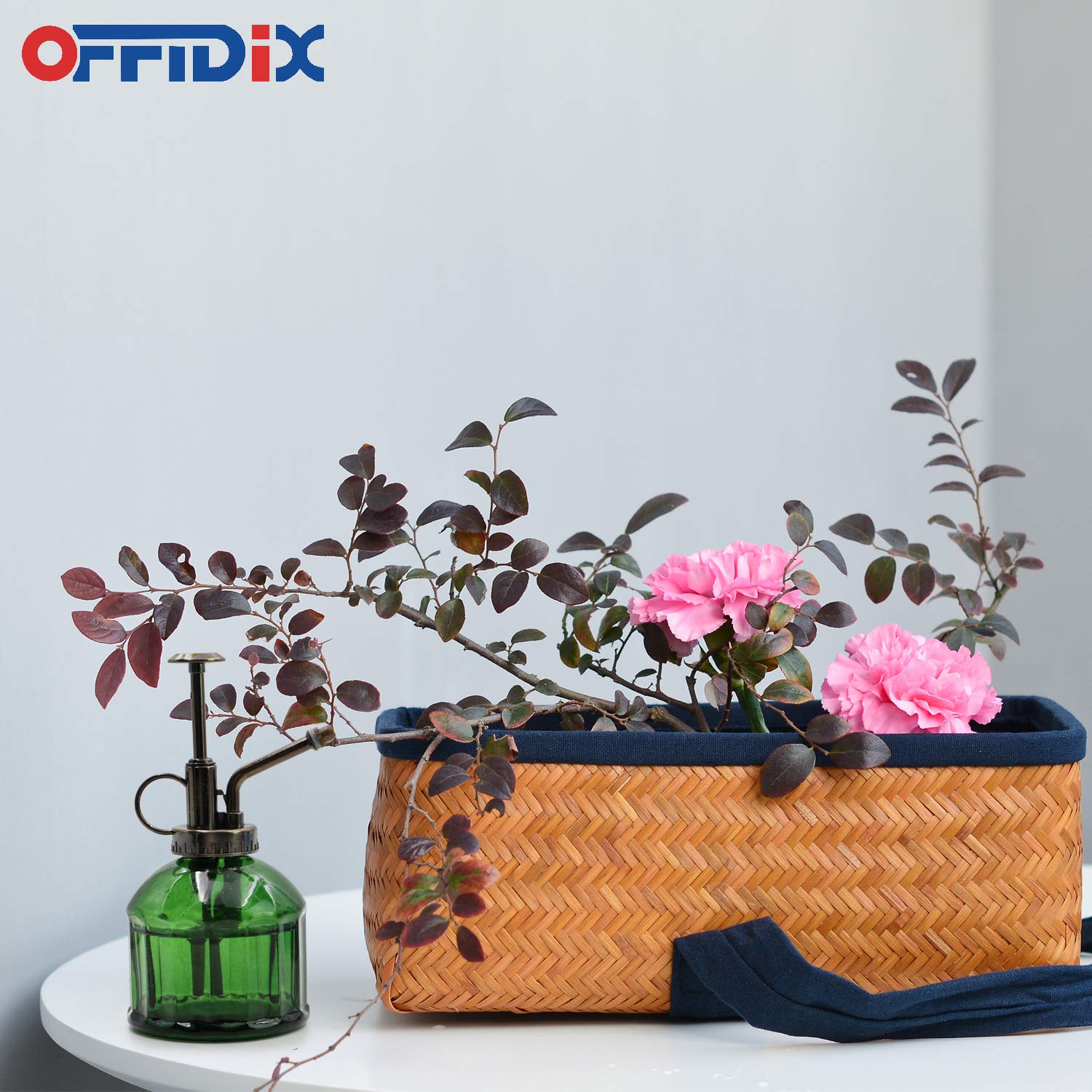 OFFIDIX wide mouth and label visible for easy filling and cleaning benefit