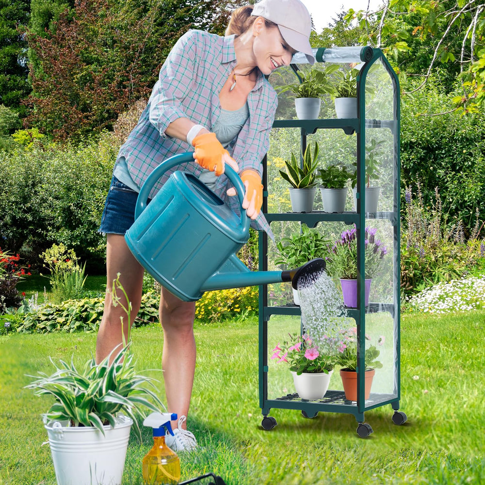 Ohuhu balcony setup in a lifestyle scene adding greenery and year-round plant protection