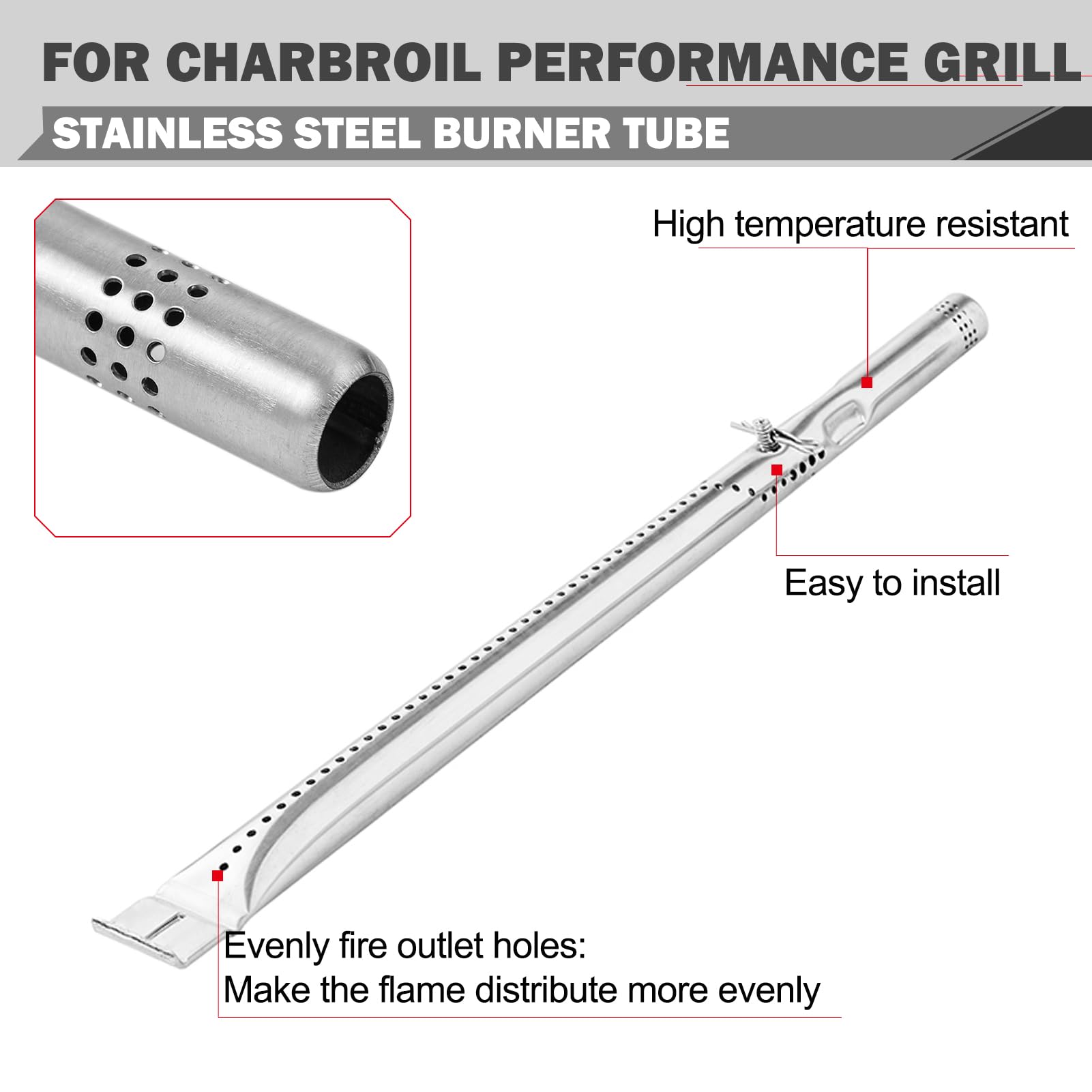 Oklagarden extendable carry-over tube adjusted to demonstrate flexible fit