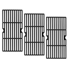 Oklagarden front packaging showing three cast iron grates and benefits