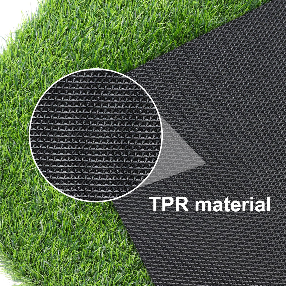 OLanto TPR backing close-up showing anti-slip grip benefit: stays put