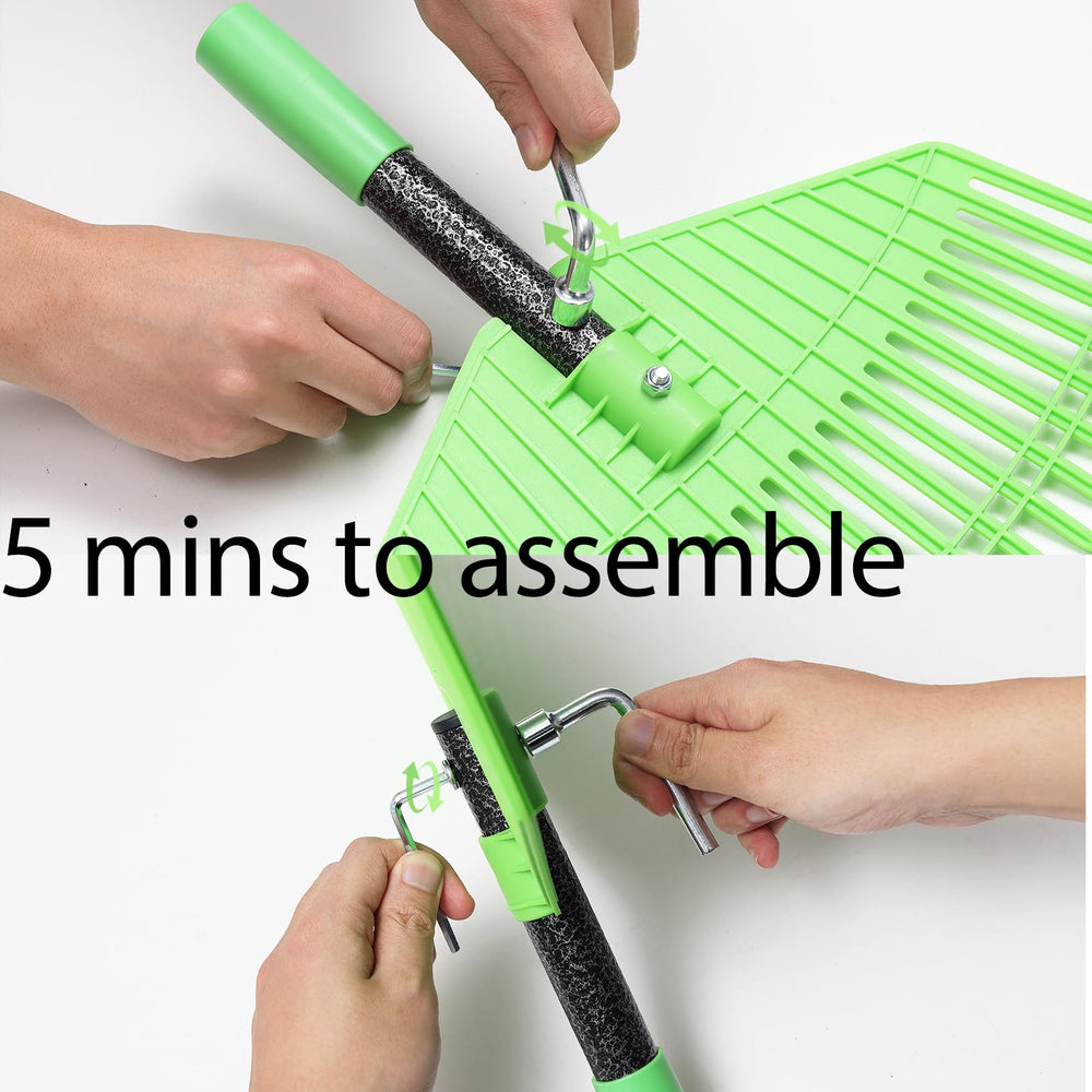 Oliynedy packaged rake with bolts and wrenches for quick assembly