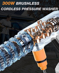 OMGEXTRD nozzle close-up showing adjustable spray for versatile cleaning