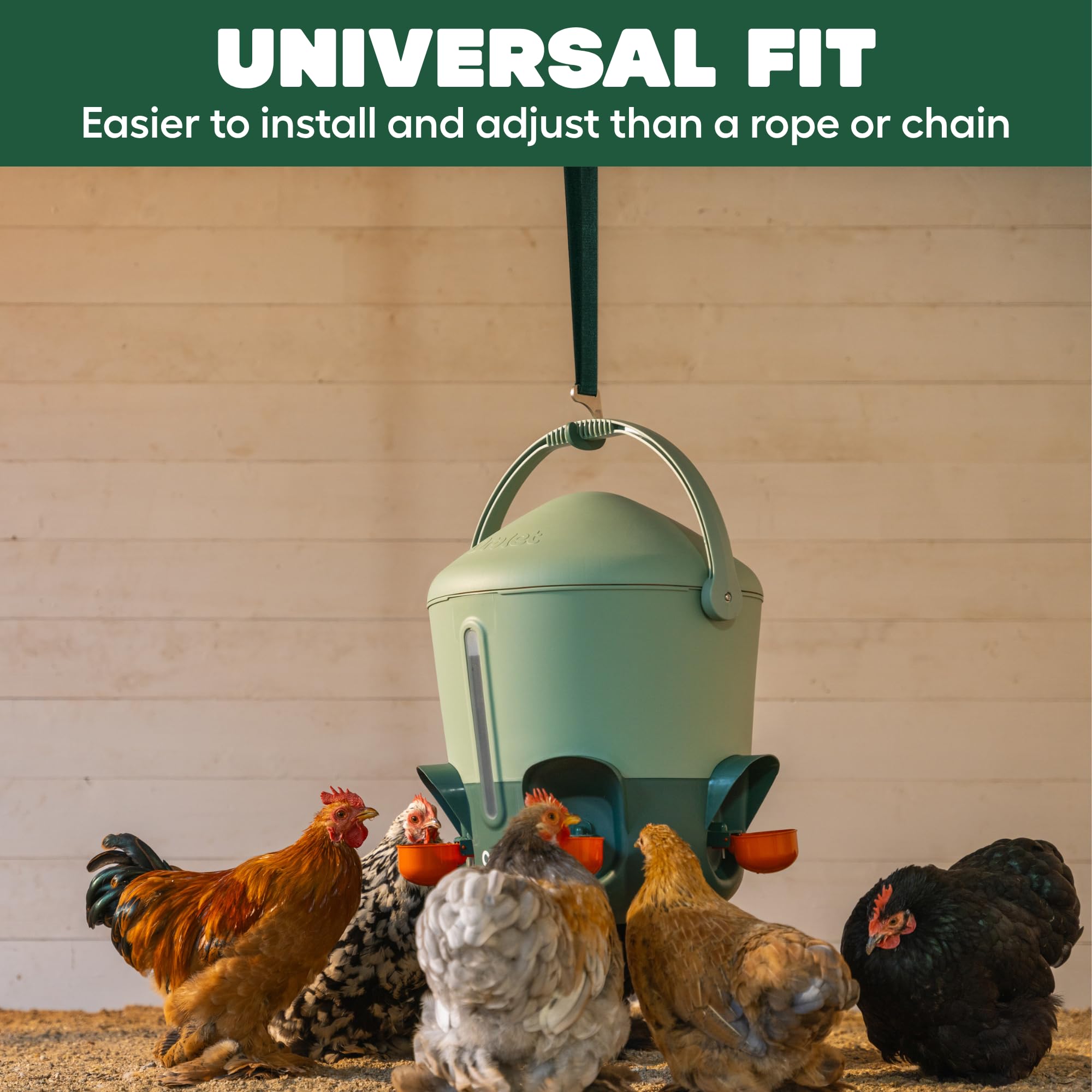 Omlet close-up of hook showing 29mm inside and 21mm opening, fits handles