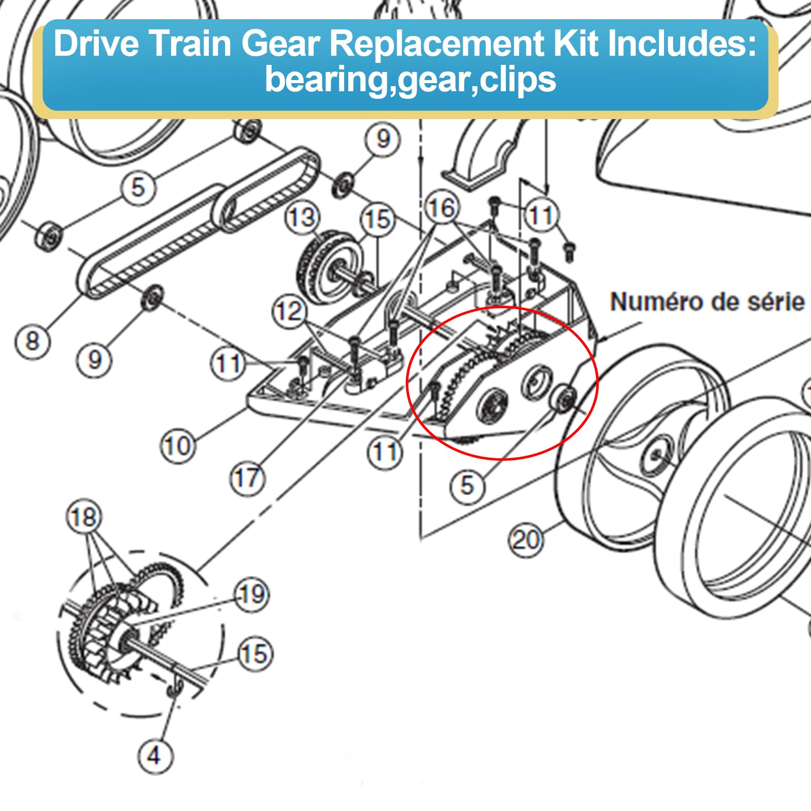 Ophjerg gear tooth profile close-up highlighting precise mold and wear resistance
