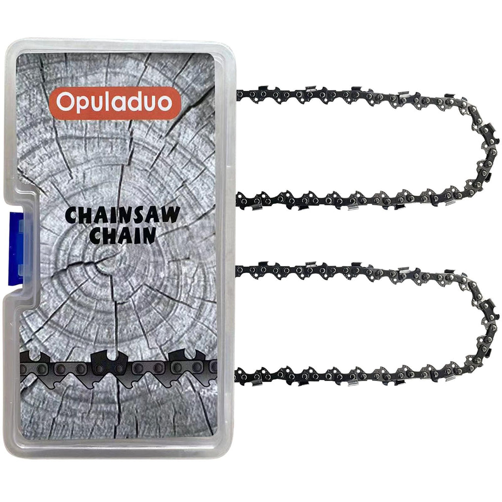 Opuladuo packaged two chains flatlay highlighting extra spare for reduced downtime
