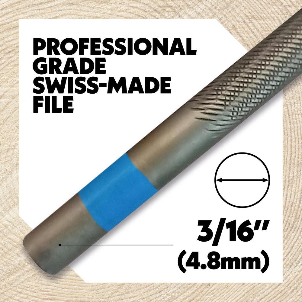 Oregon close-up of double-cut teeth, precise fast metal removal