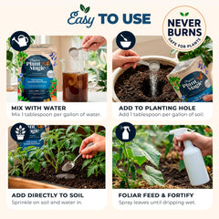 Organic Plant Magic mixing into water ready-to-use solution