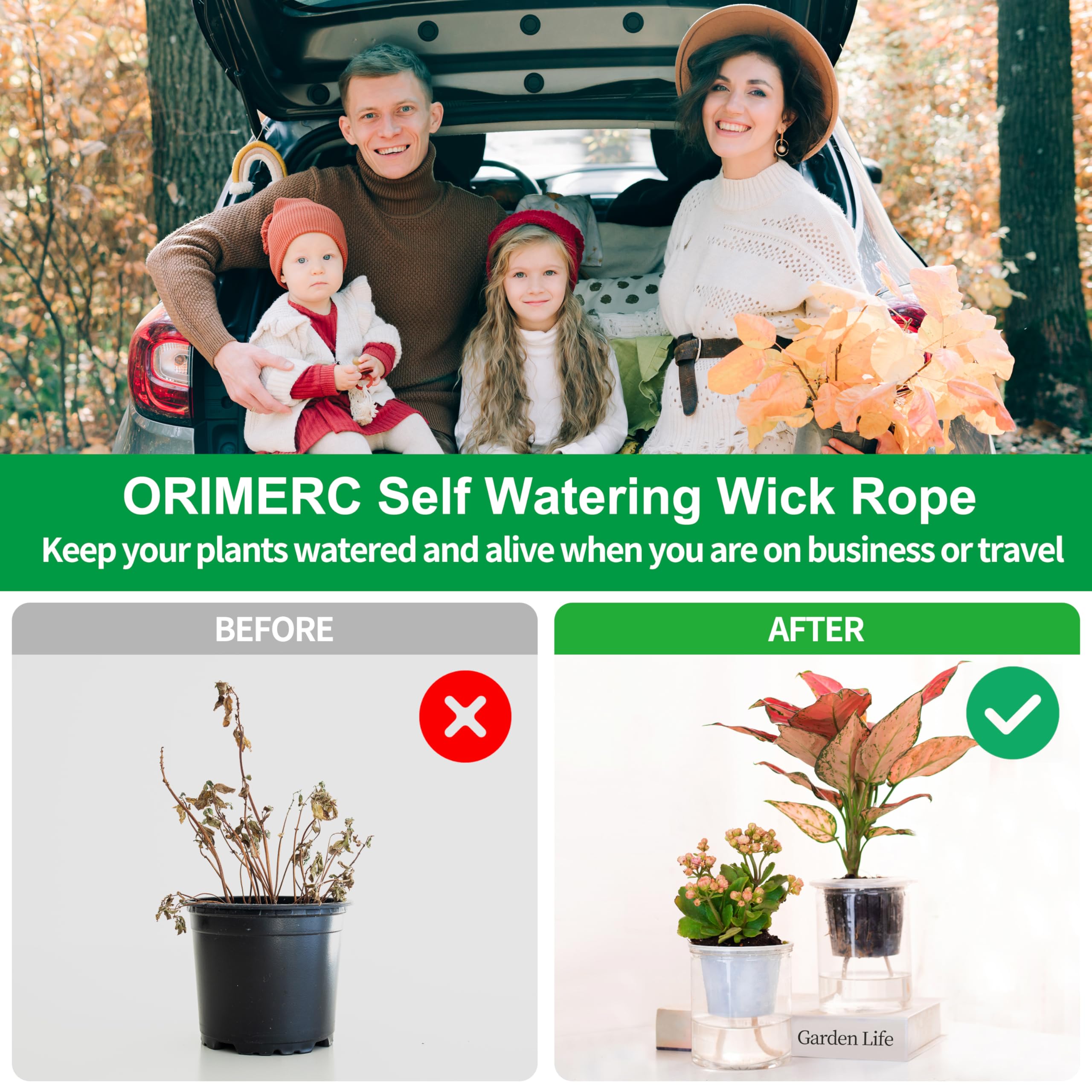 ORIMERC net pot in a gutter garden showing space-saving outdoor setup