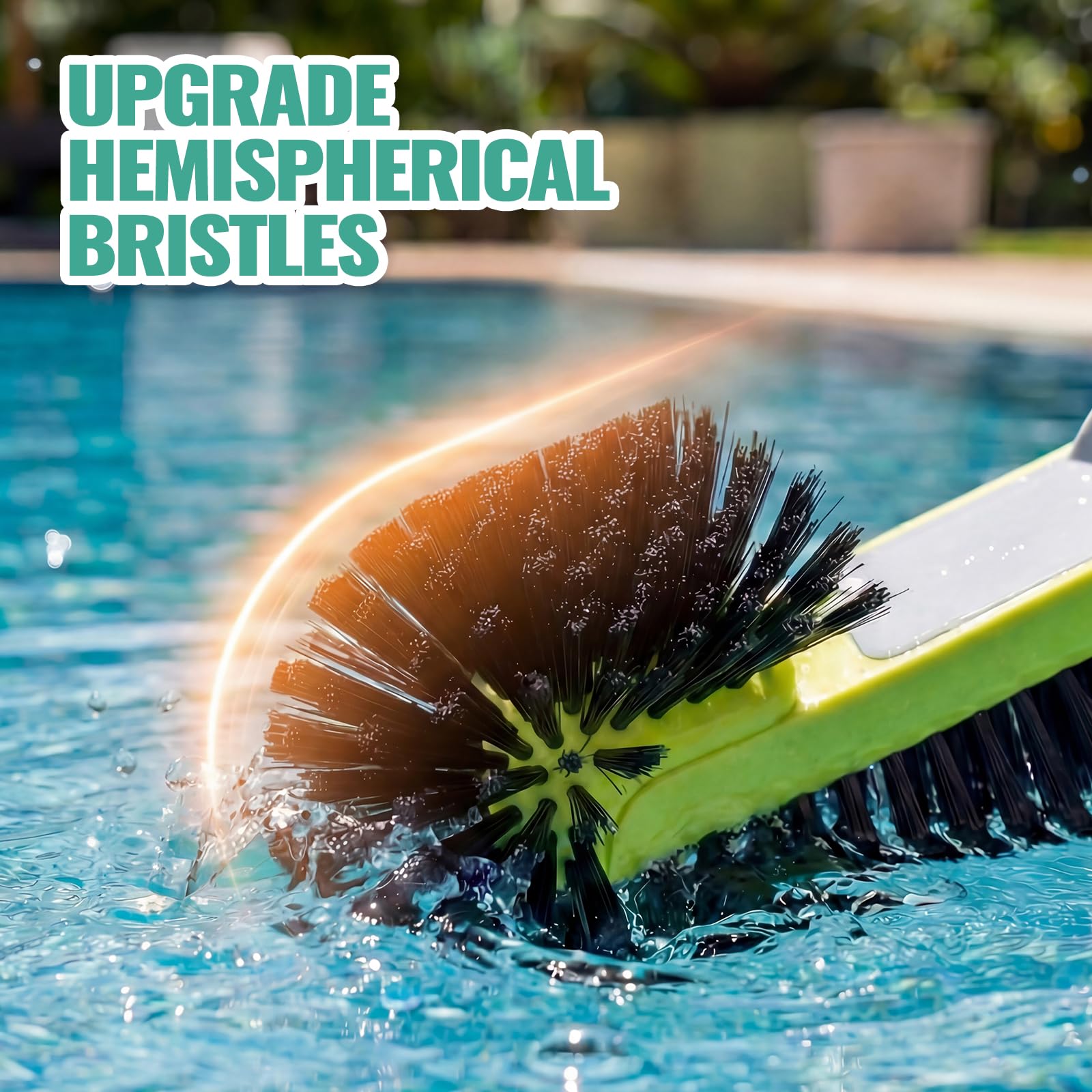 OSAMEDA close-up of hemispherical bristles for powerful debris removal