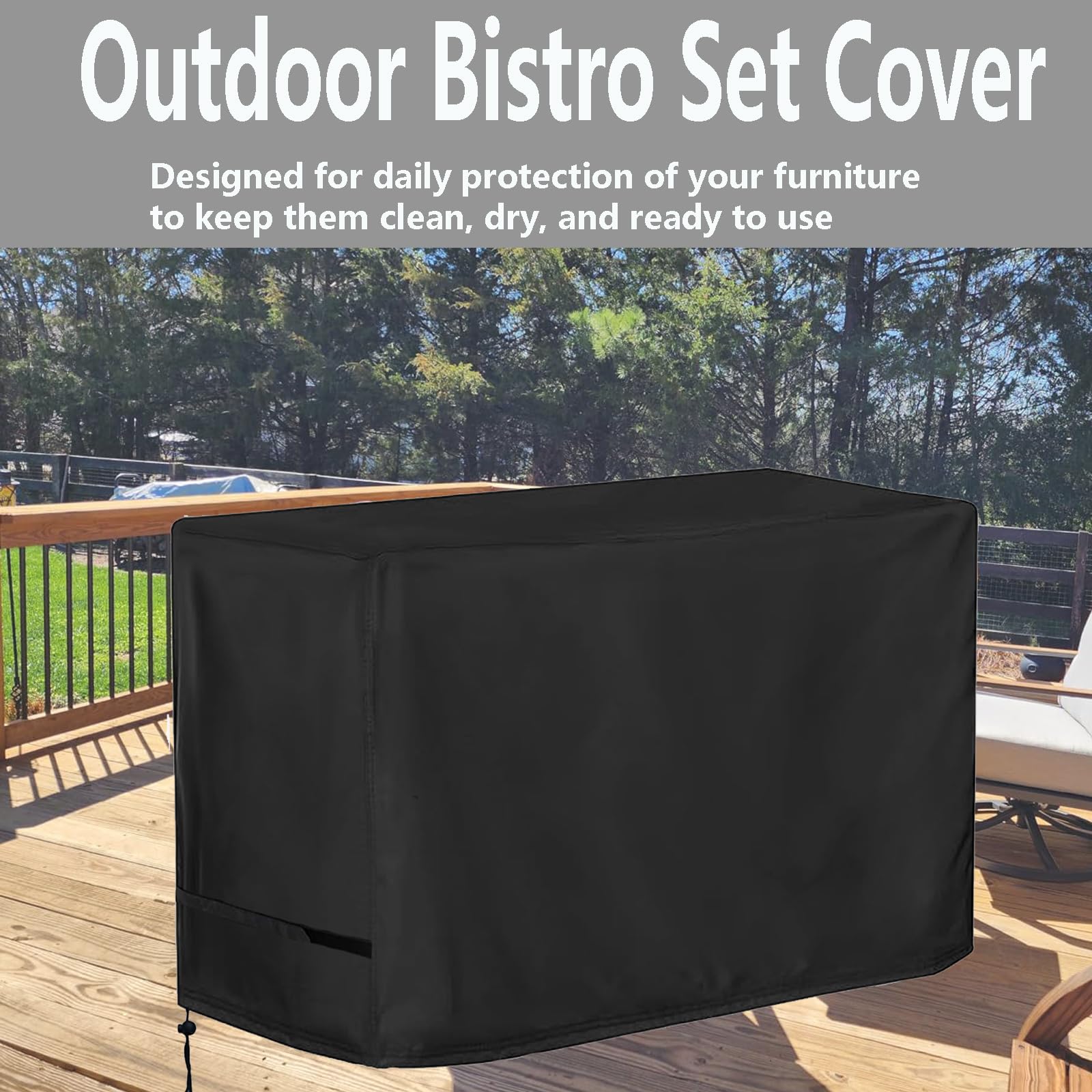 Oslimea covered bar next to chair for clear size comparison