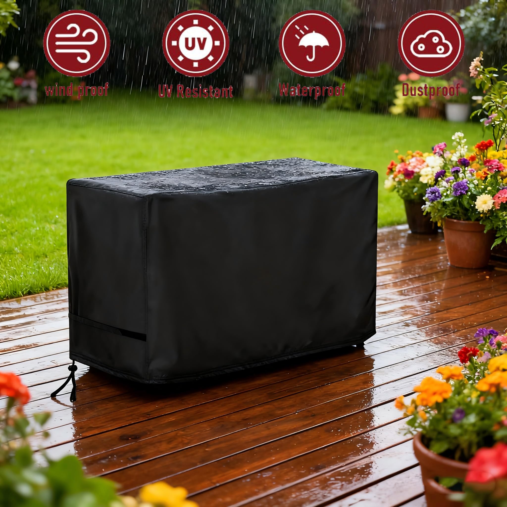 Oslimea water beading on PU coating showing waterproof benefit