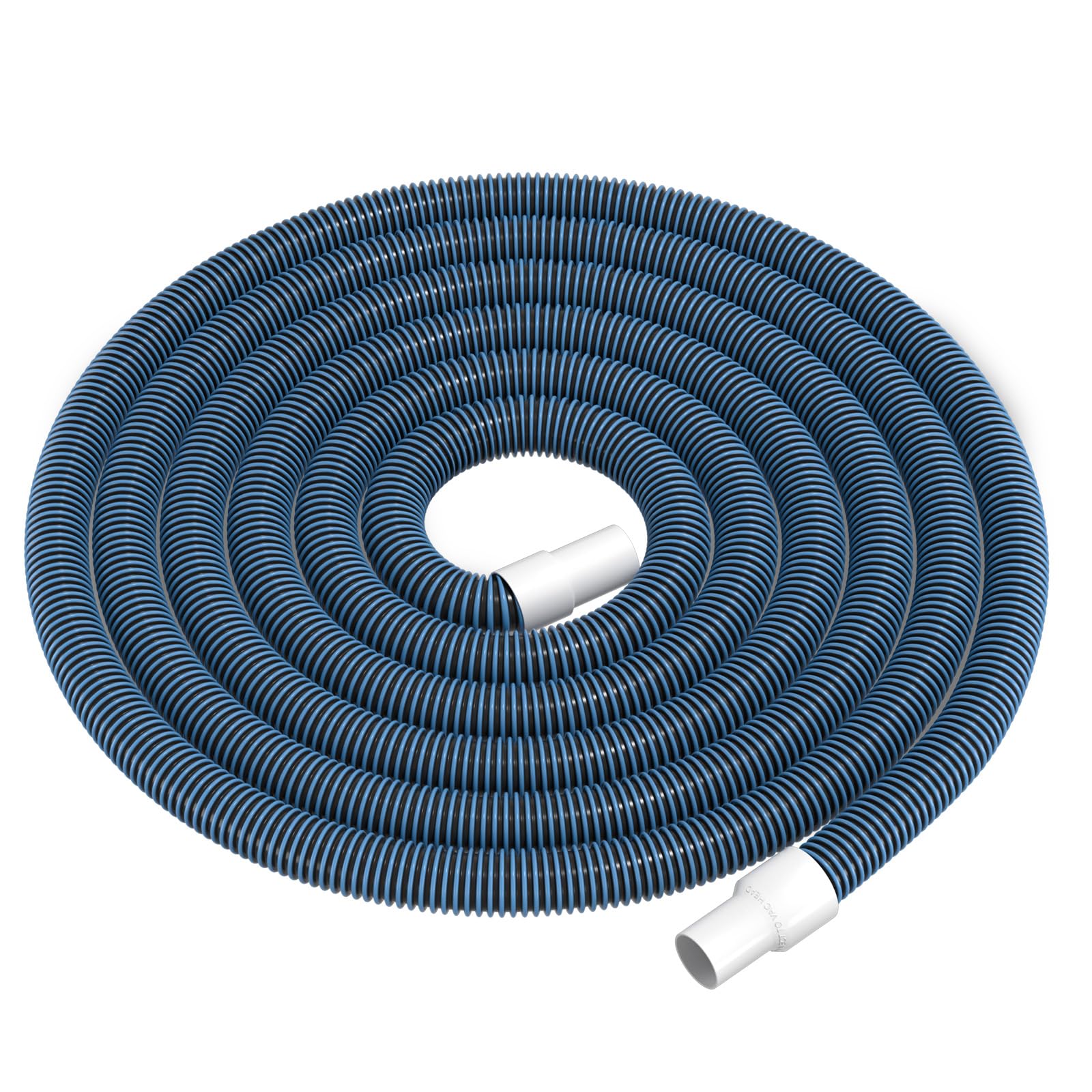 OSMOFUZE coiled hose front view showing durable build and easy storage