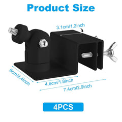 Oungy close-up of thumb-screw clamp highlighting tool-free secure attachment