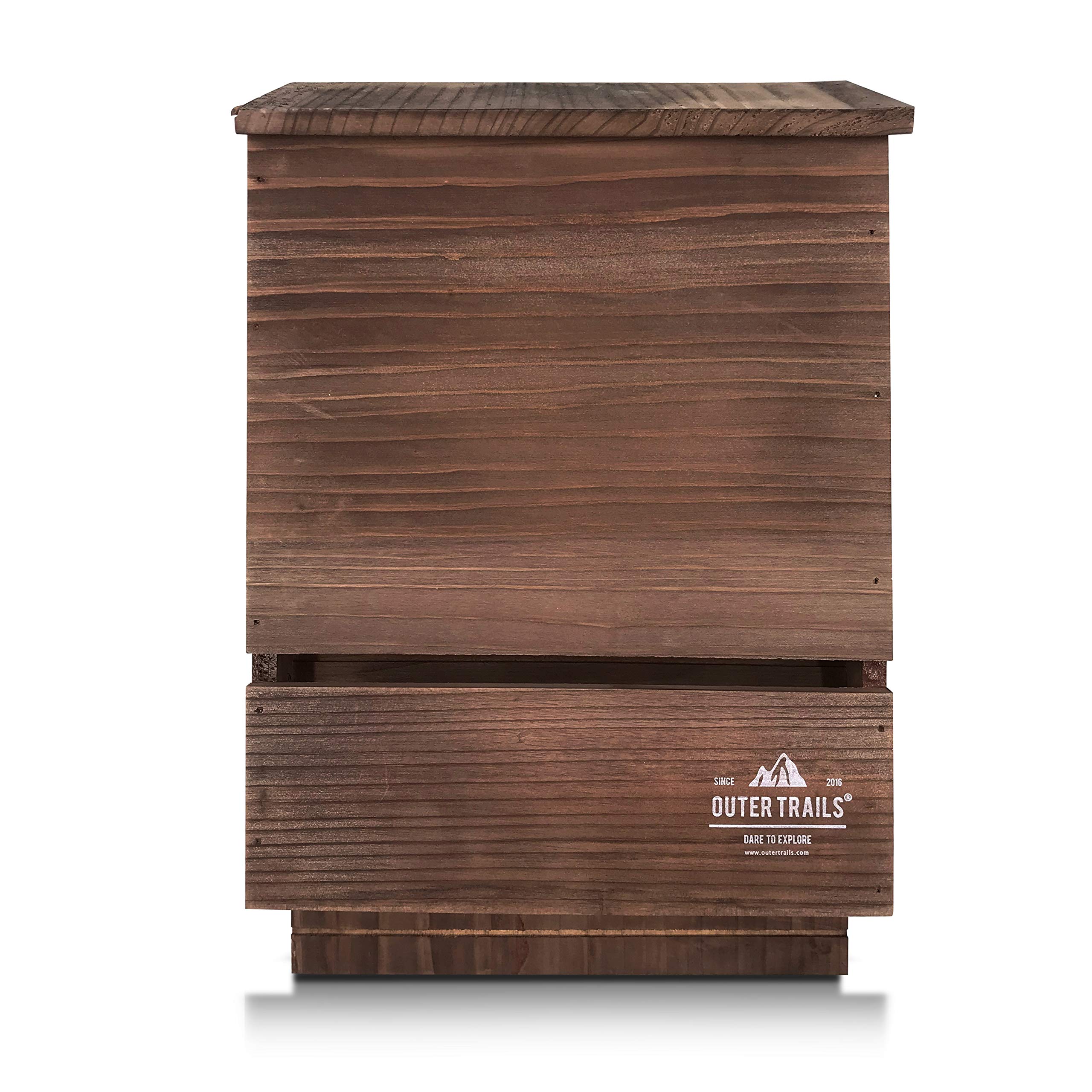 Outer Trails interior grooved surfaces detail offering bats secure grip and roosting comfort