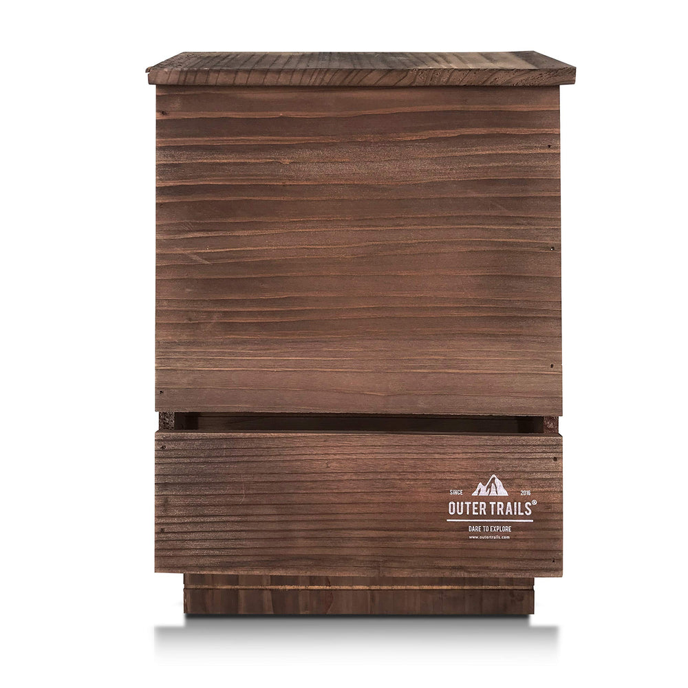 Outer Trails interior grooved surfaces detail offering bats secure grip and roosting comfort