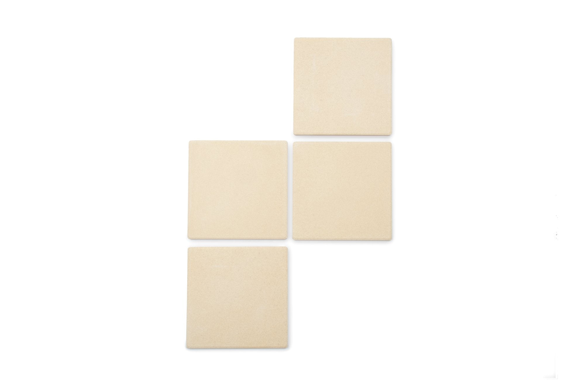 Outset tiles in oven with pizza showing faster, even baking benefit