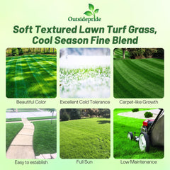 Outsidepride close-up of OptiGrowth-coated seed showing coating and ease of handling