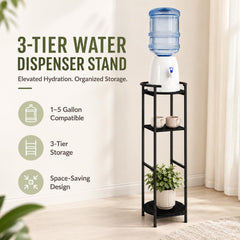 OYEAL bottom shelf with plant and box adding decor and extra storage