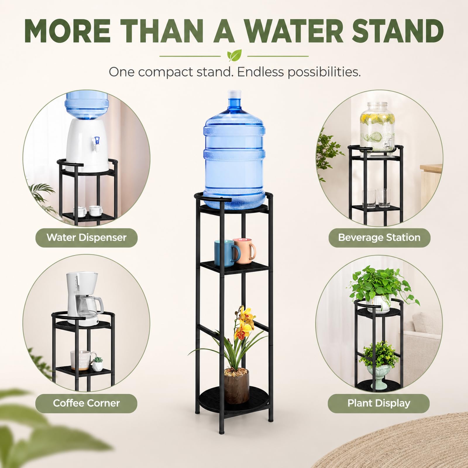 OYEAL close-up of metal frame and shelf edge demonstrating durable build