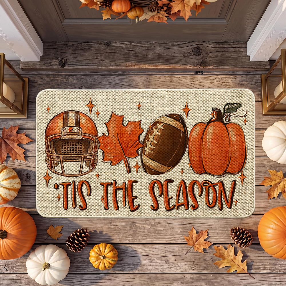 pahhjsa printed detail of football and helmet adding seasonal flair