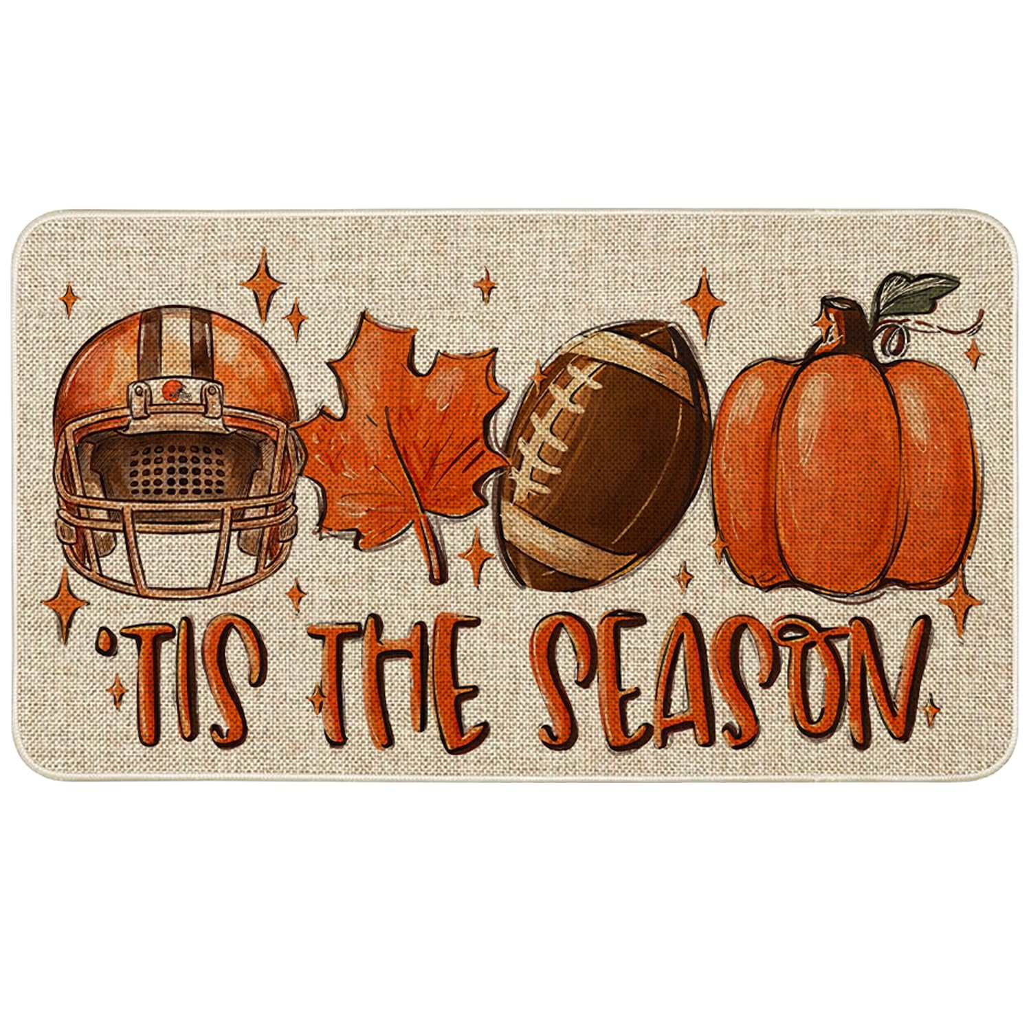 pahhjsa front view of fall door mat showing welcome design and curb appeal