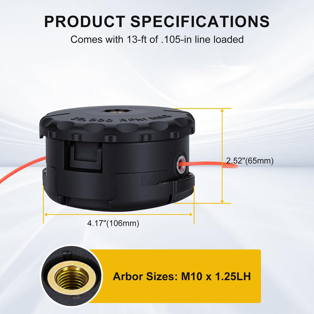 Panari speed feed latch closeup demonstrating easy line access and fast reloads
