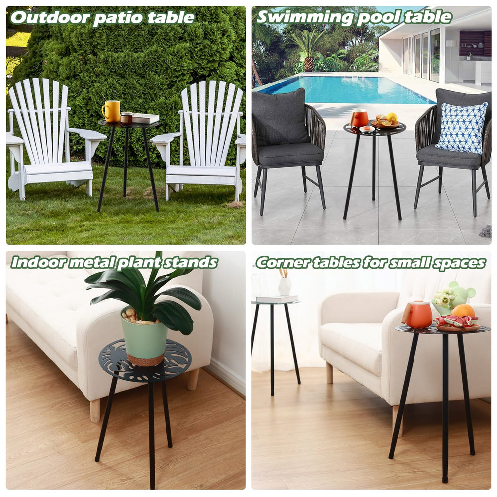 Party Zealot black powder-coat finish detail showing durable texture and weather resistance benefit