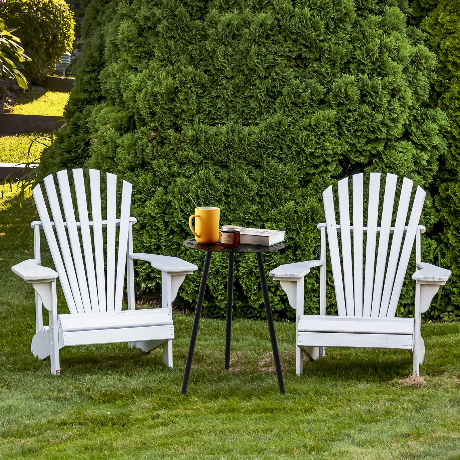 Party Zealot on a patio at dusk with lanterns showing ambiance and decorative appeal benefit