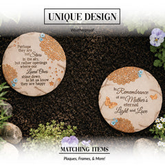 Pavilion Gift Company placed in garden among flowers showing serene memorial placement benefit