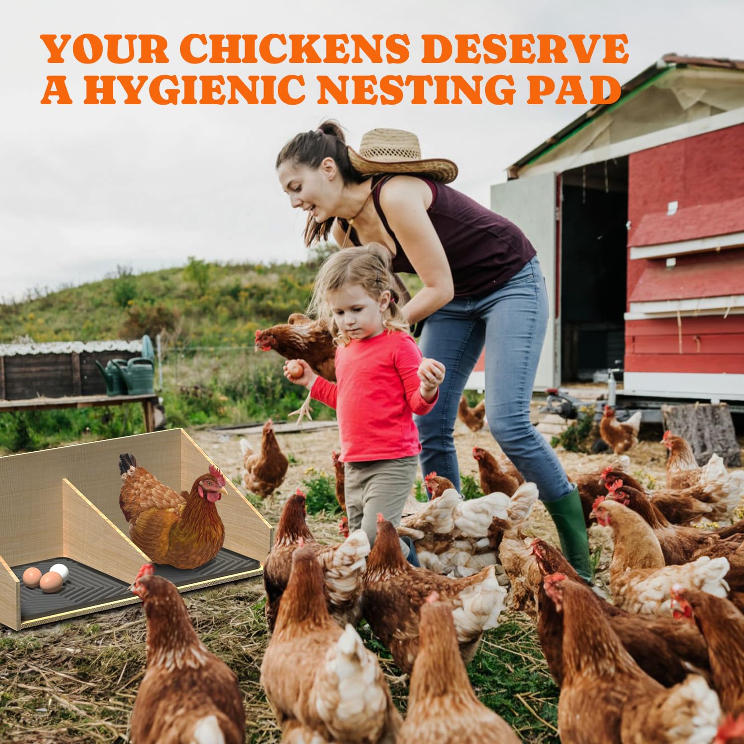 Pawtners pad cradling a fresh egg to reduce impact and cracking