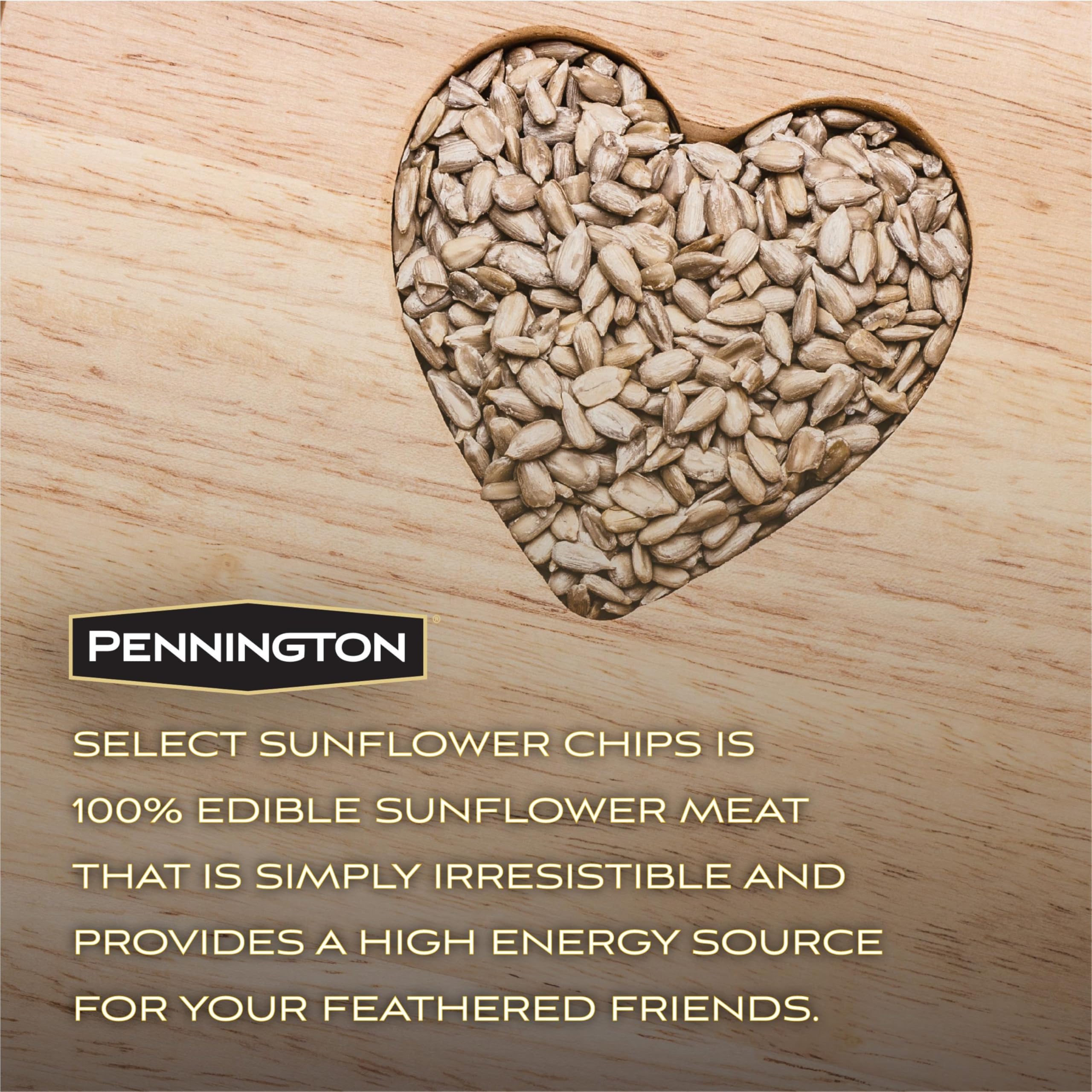 Close detail of Pennington label and Bird-Kote claim for nutrition