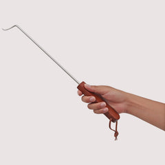 PEPKICN close-up of stainless hook tip demonstrating secure meat hold