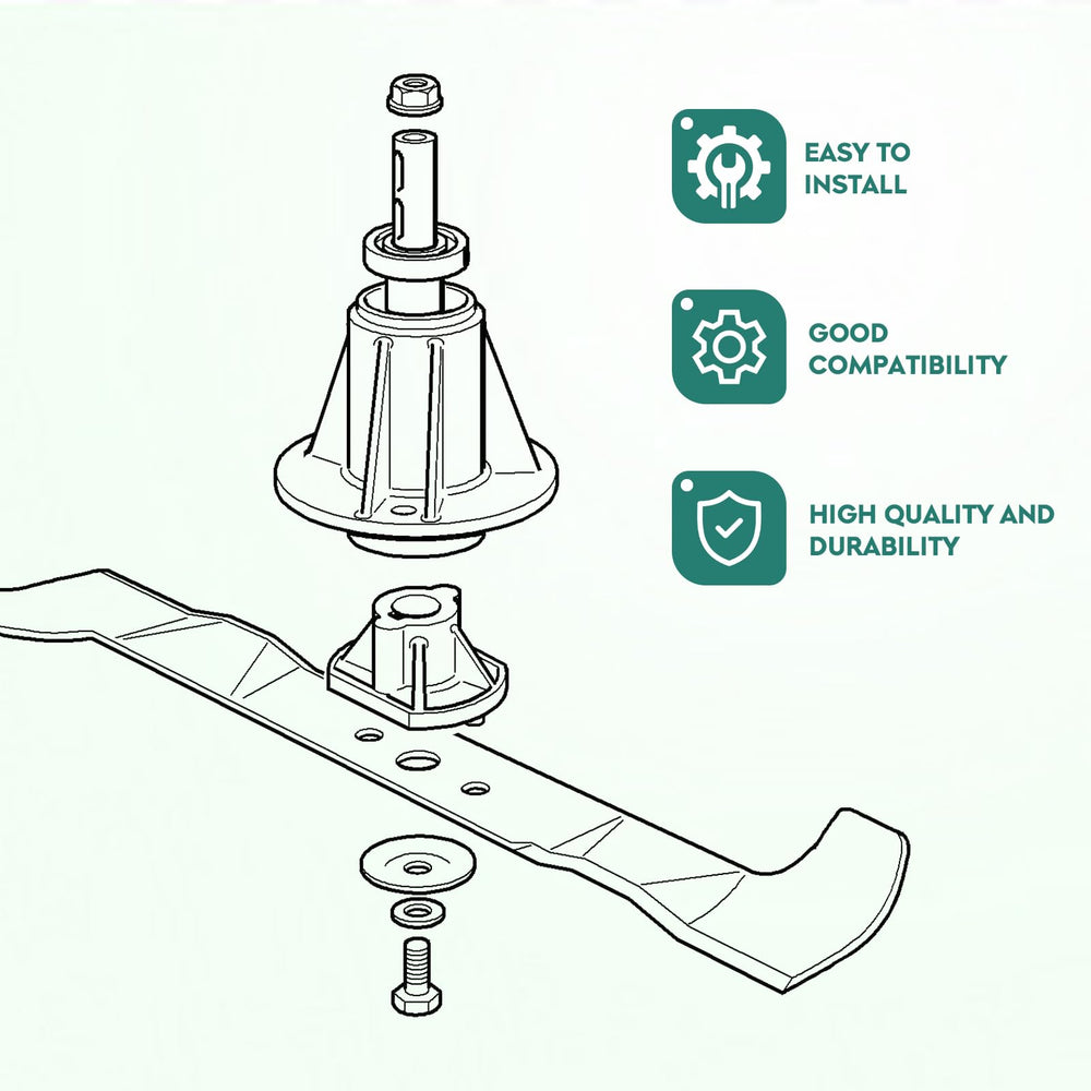 PetMigo packaged spindle with label and part numbers, easy part identification