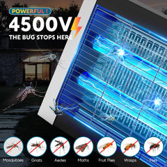 PhatroyYee electrified grid detail showing effective insect elimination
