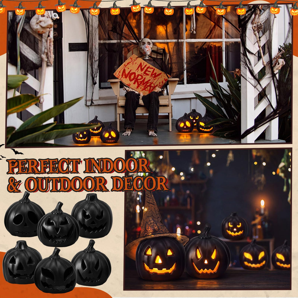 Pinkunn six-pack arranged on table creating cohesive Halloween display