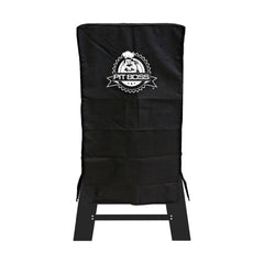 Pit Boss cover front view protecting smoker from rain and sun