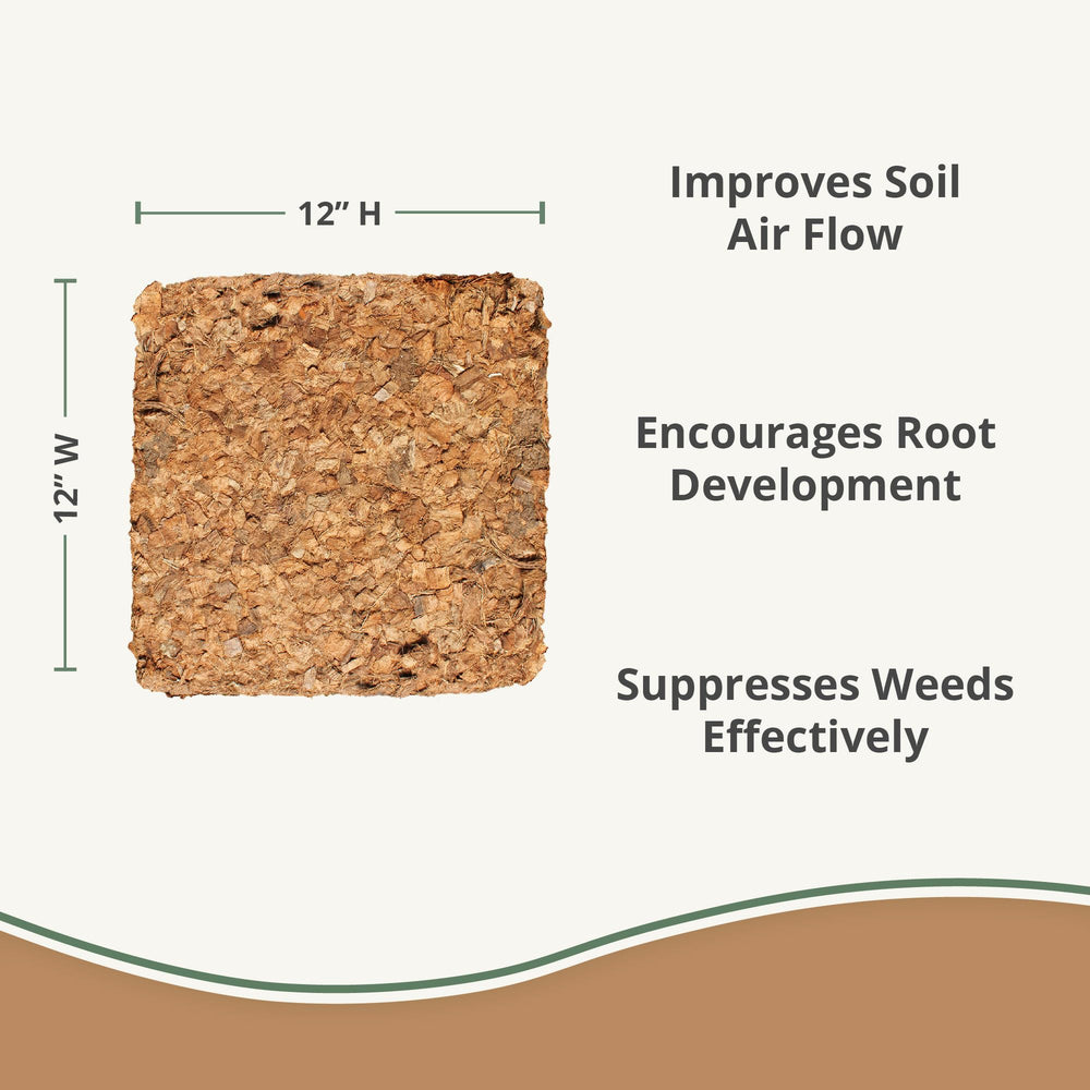 plantonix chips used in a pot with foliage, retains moisture for container plants