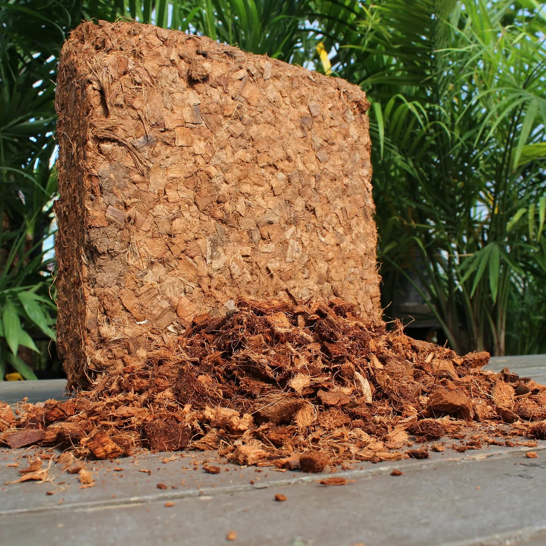 plantonix product label close-up showing natural ingredients, recycled coconut benefit