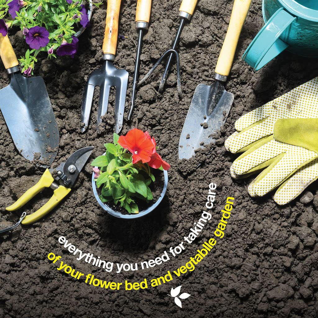 Play22 tools in use transplanting a seedling, showing gentle root protection benefit