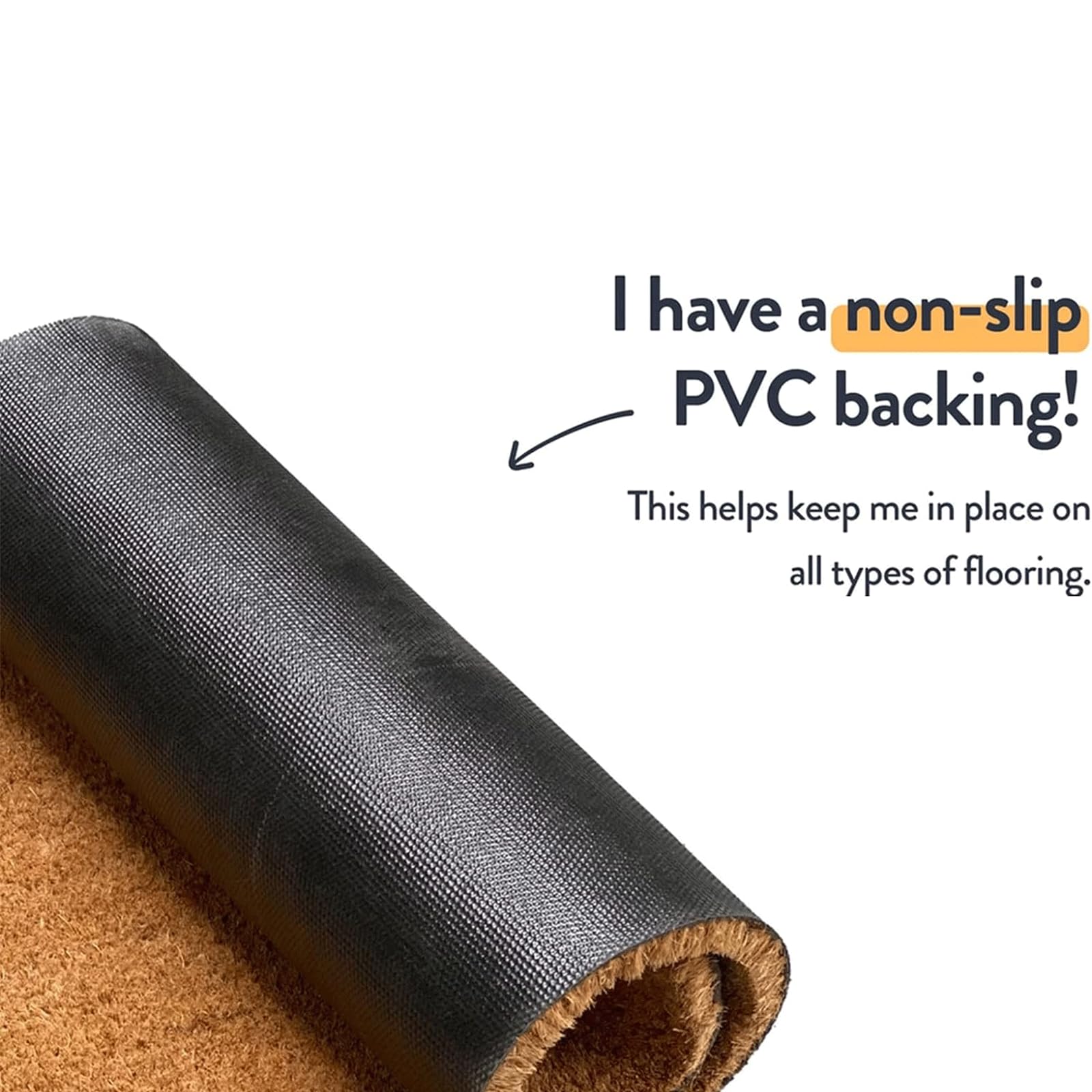PLUJOYS mat on a covered porch with a grandmother entering benefit: enhances curb appeal