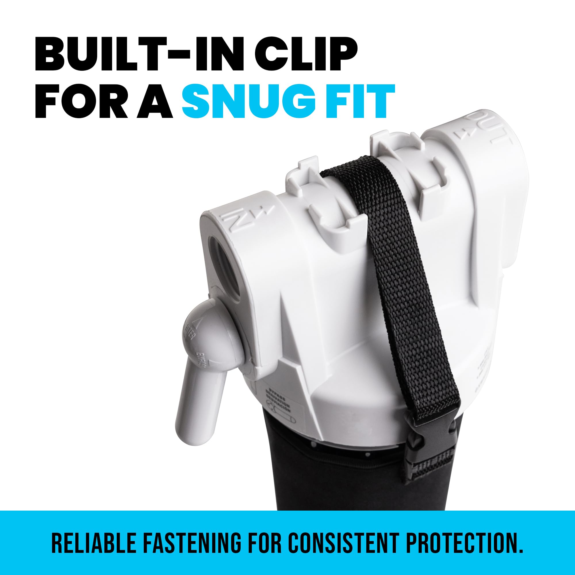 Plunge Crafters ChillGuard on a cold plunge setup illustrating tidy, protected equipment