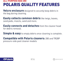 Polaris K16 fabric texture closeup showing durable material for long life