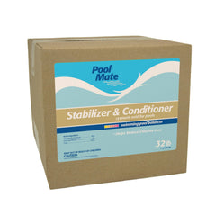 Pool Mate front of bag showing label and weight protects chlorine longer