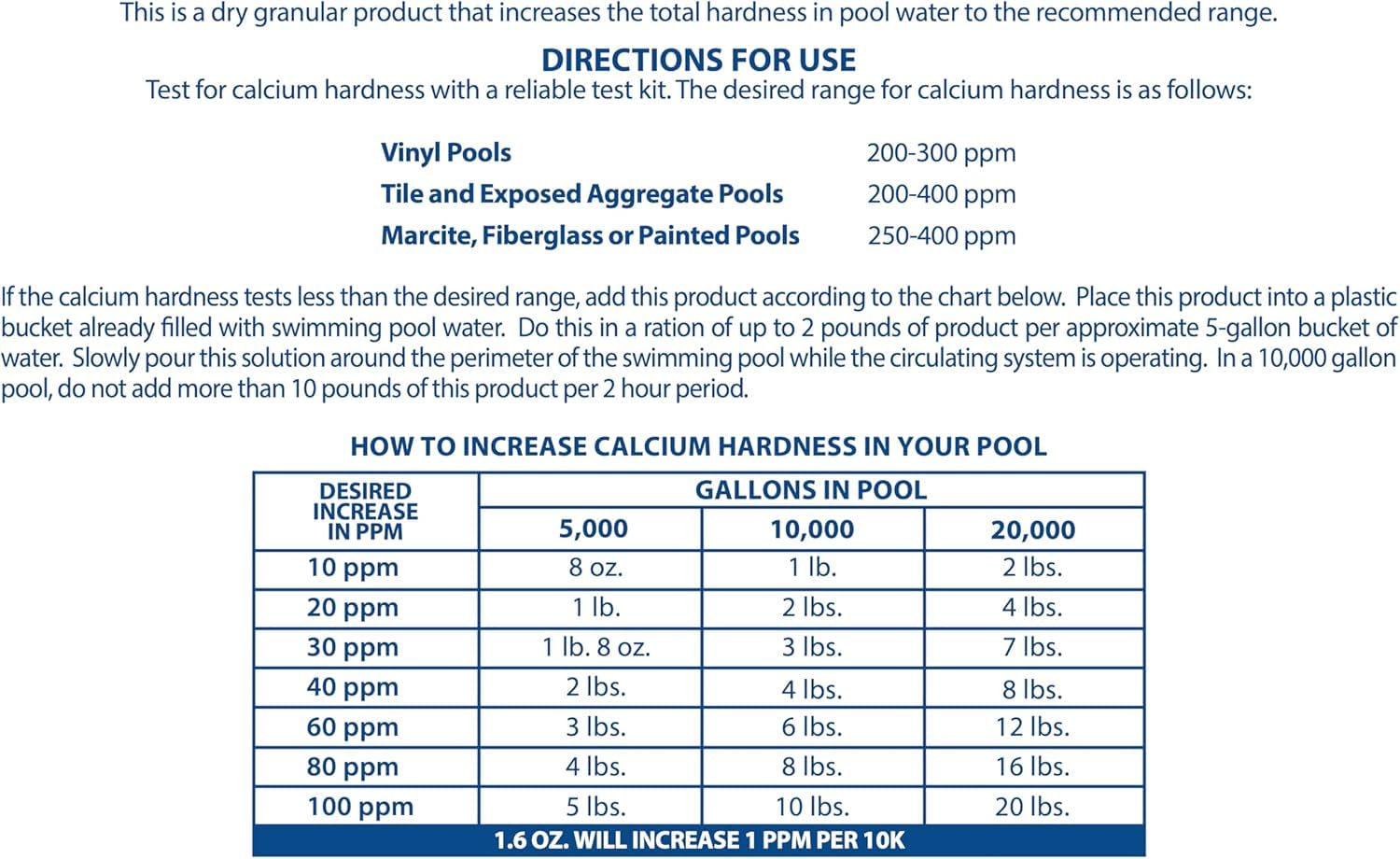 Pool Mate next to measuring scoop and pool edge showing scale and precise dosing