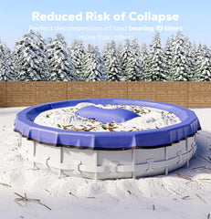 POOLHACKER PVC texture detail showing thick cold-resistant material benefit