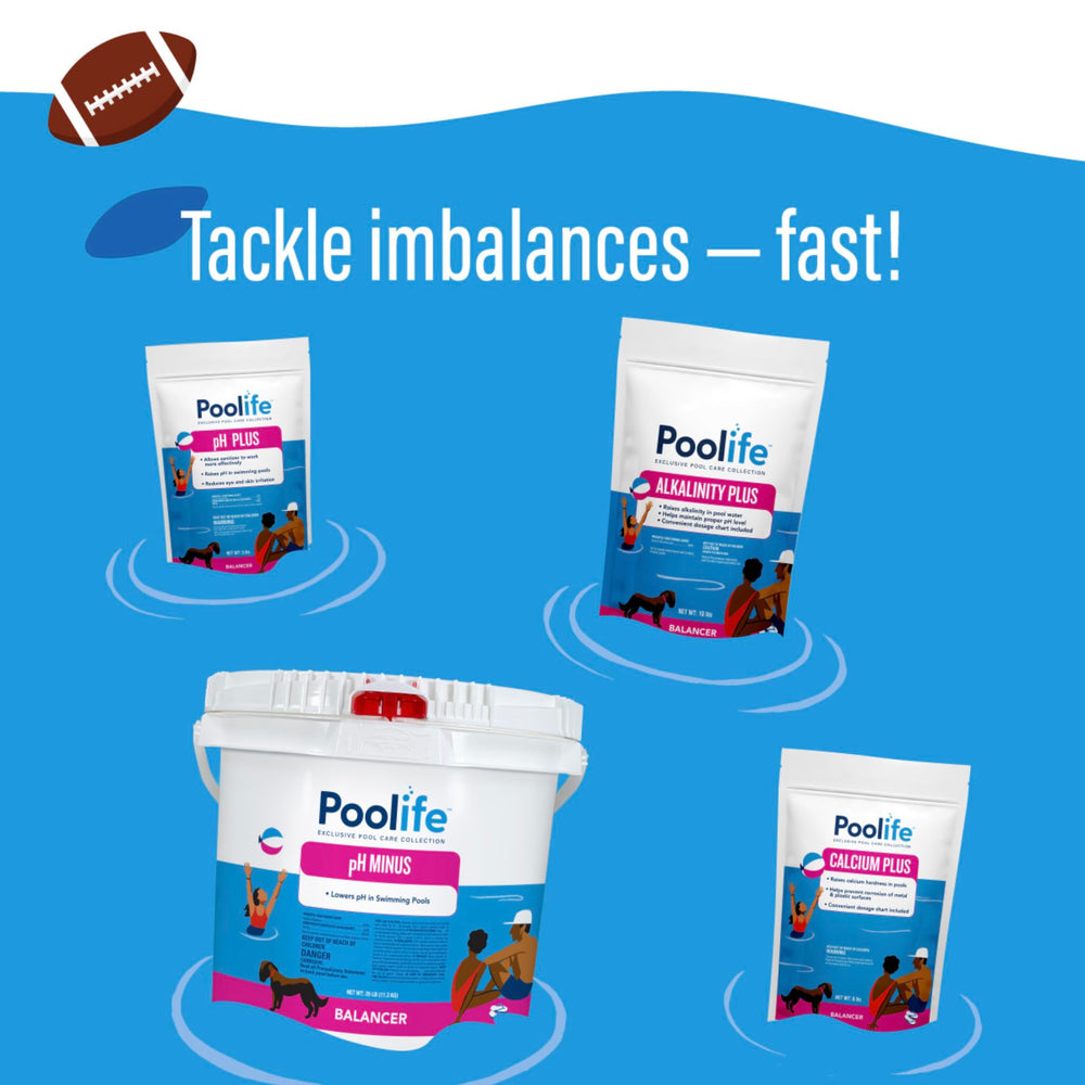 POOLIFE label detail with ingredients and dosing instructions for confident use