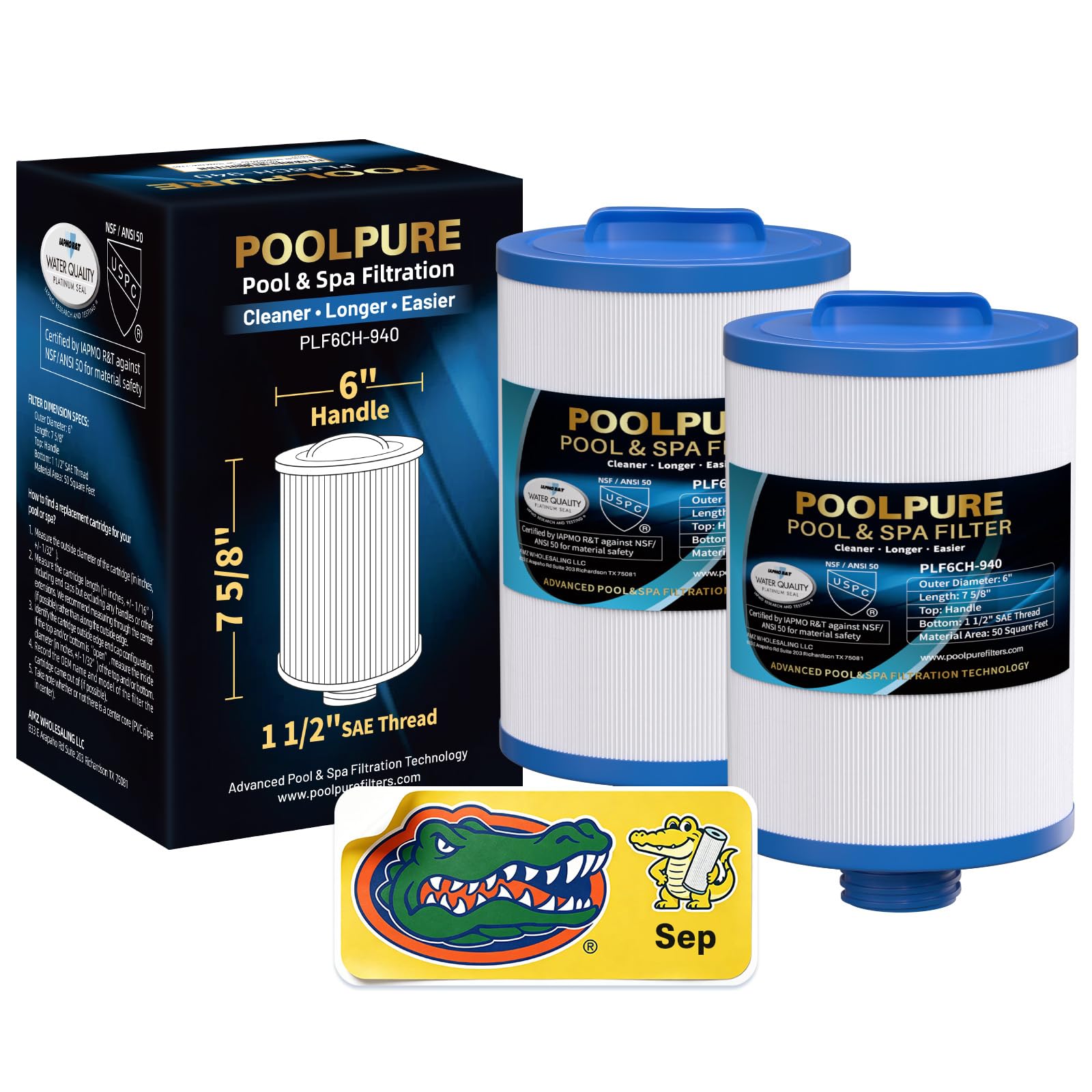 POOLPURE cartridge front packaging showing product and benefits