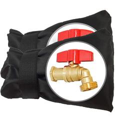 POROLIR front view of spigot cover showing full external protection benefit